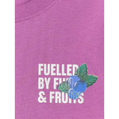 8. Lockeres T-Shirt mit Mädchenmuster 4F 4FJRSS26TTSHF3827-51S