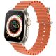 Herren-Smartwatch RUBICON RNCF17 Titan/Orange SMARUB269