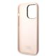 7. Karl Lagerfeld KLHCP14LSNIKBCP iPhone 14 Pro 6.1" Hardcase pink/pink Silikon Ikonik