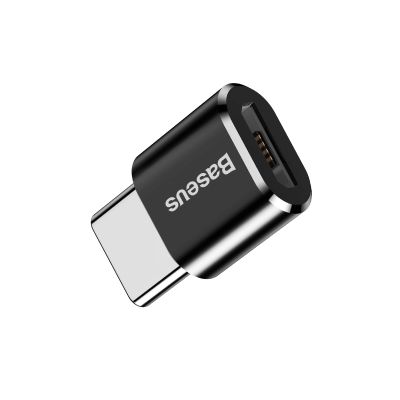 4. Baseus Mini Adapter von Micro USB auf USB-C - Schwarz