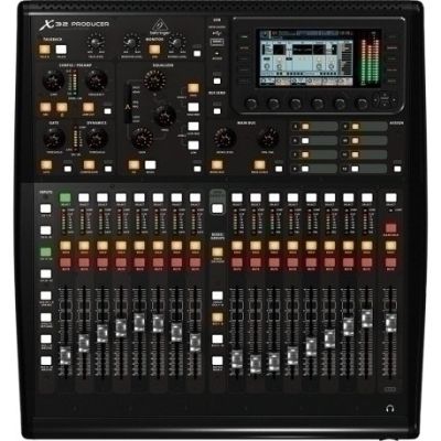 7. Behringer X32 Producer Audiomixer, 40 Kanäle, 10–22.000 Hz, Schwarz