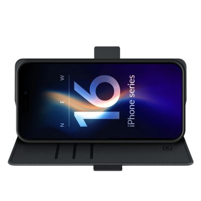 3. 3mk Wallet Case für iPhone 16 – Schwarz