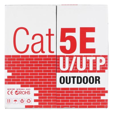 4. Q-LANTEC UTP-Netzwerkkabel Kat. 5e PE, für den Außenbereich, trocken, 305 m