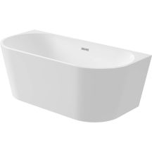 Wandmontierte/freistehende Acrylbadewanne – 170 cm
