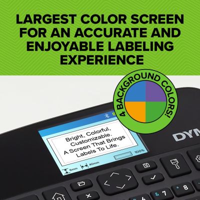 6. DYMO LabelManager 640CB 6/9/12/19/24 mm D1 Qwerty-Band