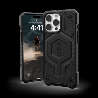 3. UAG Monarch Pro Hülle mit MagSafe für iPhone 16 Pro Max – Schwarz