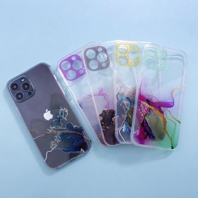7. Marble Case Cover für Samsung Galaxy A12 5G Gel Cover Marble Blue