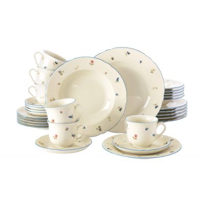 SELTMANN MARIE-LUISE STREUBLUME Geschirrset für 6 Personen