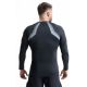 3. Grauer Langarm-Rashguard mit DBX Bushido-Logo