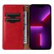 8. Magnet Strap Case für Samsung Galaxy S23+ Flip Wallet Mini Lanyard Stand rot