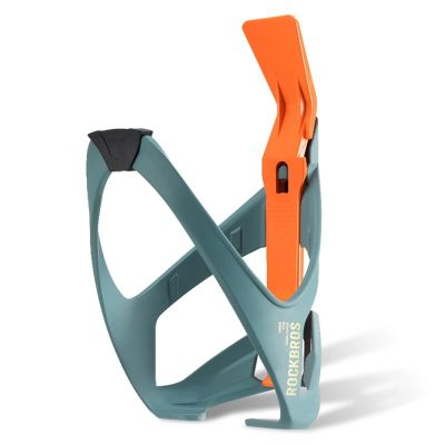 Rockbros 310013002 ROAD TO SKY Flaschenhalter mit Reifenheber - Blau-Orange