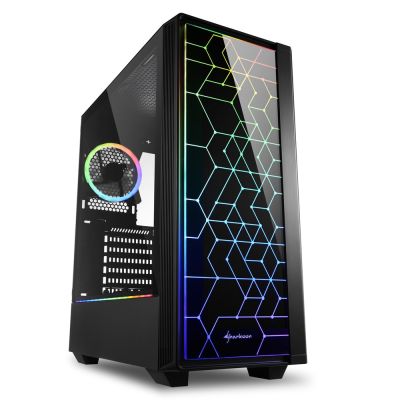 3. Sharkoon RGB LIT 100 Midi-Gehäuse