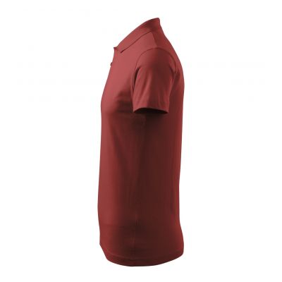 2. Malfini Single J. M MLI-20213 Burgunder Poloshirt