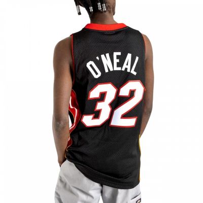 2. Mitchell &Ness NBA Swingman Miami Heat Shaquille O`Neal T-Shirt M SMJYAC18017-MHEBLCK05SON