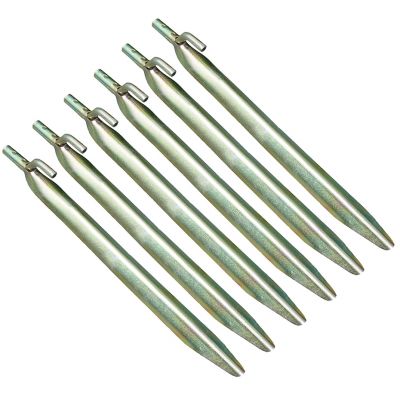 2. High Peak V-Peg Stahl-Zeltheringe mit Haken, 6 Stk., 42209