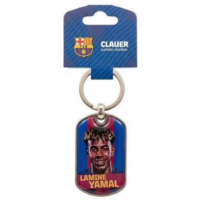 5. FC Barcelona Lamine Yamal Schlüsselanhänger, Originallizenz BLL7100