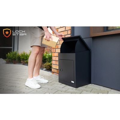 7. Extralink LockStar Paketbox 44x34x55cm Stahl-Paketbox