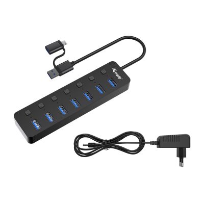 2. Equip 128965 USB 3.2 Gen 1 (3.1 Gen 1) Typ-A 5000 Mbit/s Hubs und Hubs Schwarz