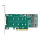 3. Delock PCI Express x8 Karte 2 x interne NVMe M.2 Key M - Bifurkation - Speicherkontroller - M.2 NVMe Karte - PCIe 4.0 x8
