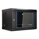 7. Extralink LITE 6U 530x400 Wand-Rackschrank Schwarz Freistehend/Wand-/Bodenrack Schwarz