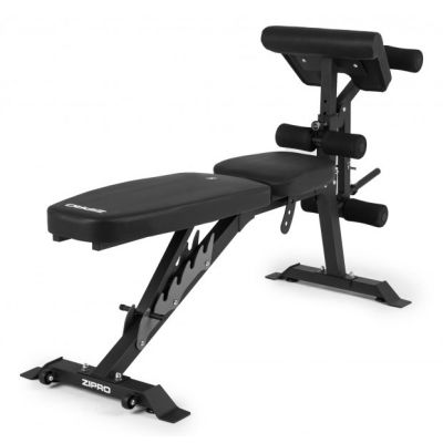 5. ZIPRO SUPERSET Verstellbare Trainingsbank, verstellbare Rückenlehne, verstellbarer Sitz, Fitnessstudio, Heimstudio, Schwarz