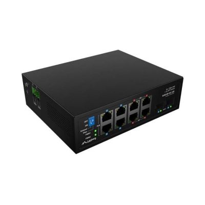 25. LANBERG ILGE-8P-2S-120 LIGHT INDUSTRIAL POE 4XBT 4XAT 2XSFP DIN GIGABIT ETHERNET Switch
