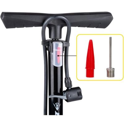 7. DUNLOP WERKSTATT-/FAHRRADPUMPE 174 Psi MIT MANOMETER