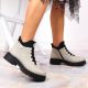 3. Wasserdichte, komfortable Damen-Winterstiefeletten in Beige Rieker Y3163-60