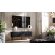 3. 3D-TV-Schrank PALAZZO BIS 151x40x60 schwarz matt