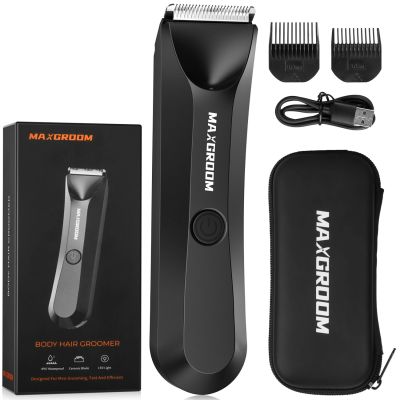 4. MAXGROOM RFCD-9087 Multifunktionstrimmer mit LED-Licht – Schwarz