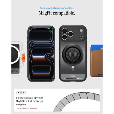 6. Spigen Ultra Hybrid MagSafe Hülle für iPhone 18 Pro Max / 17 Pro Max – Schwarz