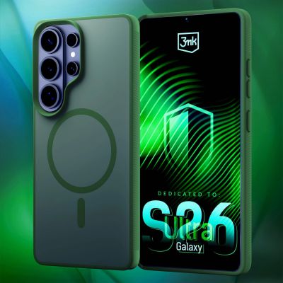 6. 3mk Smoke MagCase für Samsung Galaxy S26 Ultra - grün