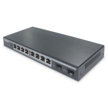 Switch L2 Managed 8-Port Gigabit PoE + 2 SFP