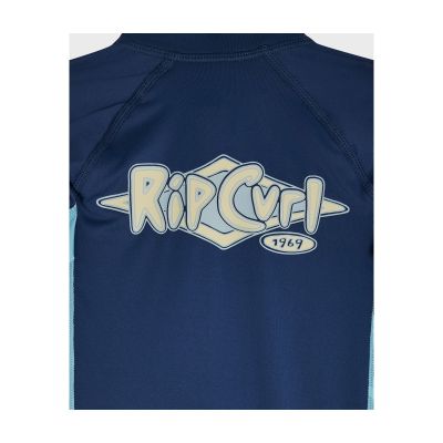 4. Jungen Lycra RIP CURL Ride The Wave Upf Langarmshirt Sp-Boy blau