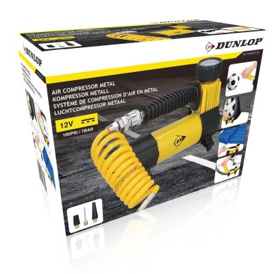 34. DUNLOP REISEKOMPRESSORPUMPE 12V DC 100psi