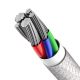 6. BASEUS USB-C-auf-Lightning-Kabel 20 W, 5 A, 1 m (weiß)
