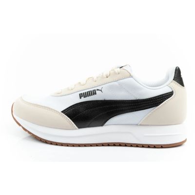 2. Puma Herren-Sportschuhe Sneaker R78 Lightwind bequem modisch beige weiß