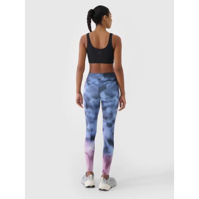 8. 4F Trainingsleggings mit hoher Taille für Damen 4FRSS25TFTIF408-91A