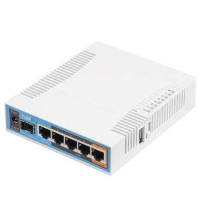 MikroTik RB962UiGS-5HacT2HnT PoE-Router hAP ac 500 Mbit/s Weiß