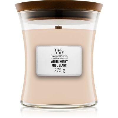 3. Mittelgroße Kerze WEISSER HONIG WOODWICK