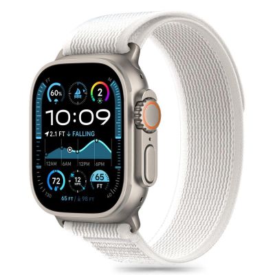 2. Tech-Protect Nylonstreifen für Apple Watch 6/7/8/9/10/SE/Ultra 1/2 (44/45/46/49 mm) – Grau
