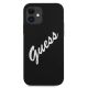 3. Guess GUHCP12SLSVSBW iPhone 12 mini 5.4" schwarz-weißes Hardcase Silikon Vintage
