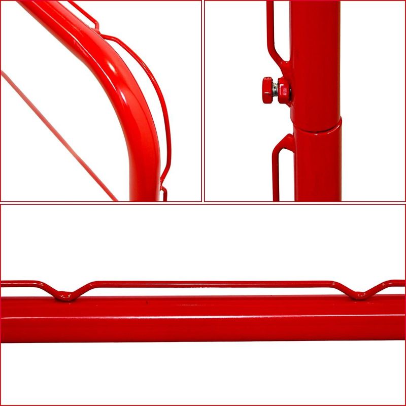 4. UNIHOC-TURNIER-BOORBALLTOR 115 x 160 cm mit Netz und Ballfänger