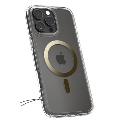 3. Spigen Ultra Hybrid Mag-Hülle mit MagSafe für iPhone 16 Pro – Gold