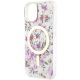 6. Guess GUHMP14MHCFWST iPhone 14 Plus 6,7" transparente Hardcase Flower MagSafe