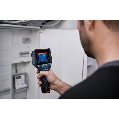 4. Bosch GTC 600 C Geräuschäquivalente Temperaturdifferenz (NETD) IR Schwarz, Blau 256 x 192 px Integriertes LCD-Display