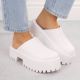 7. Big Star W NN274015 INT2083B Clogs mit dicker Sohle
