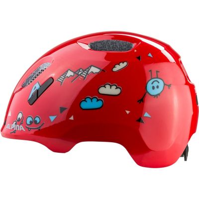 5. ALPINA XIMO 2 RED SMILE GLOSS Fahrradhelm 49-54