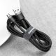 8. Baseus Cafule Kabel CAMKLF-CG1 USB-A / Micro USB 1,5A 2 m - schwarz-grau