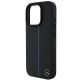 6. Mercedes MB Blue Line MagSafe Lederhülle für iPhone 16 Pro – Schwarz